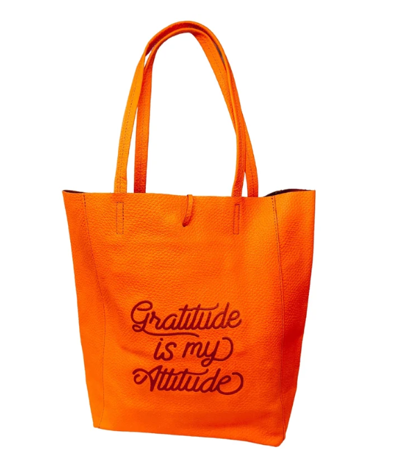 Gratitude is My Attitude - Orange Neon